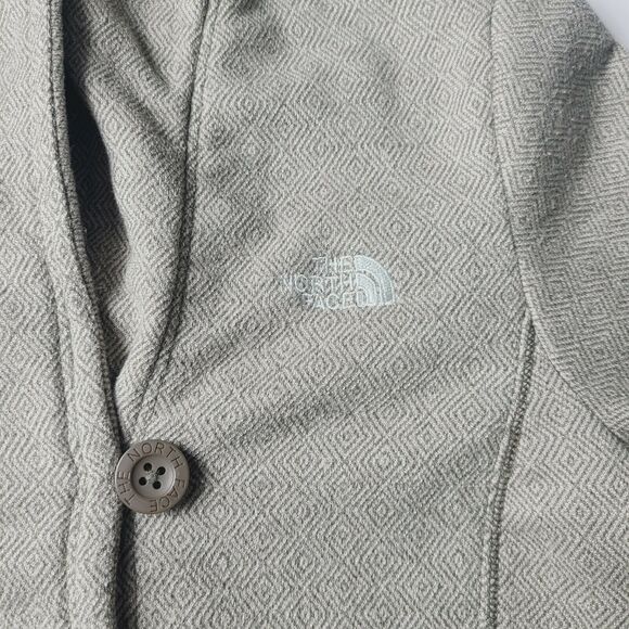 The North Face Quarter Button Pullover Sweater Women's Size Small Tan/Brown - Picture 4 of 11